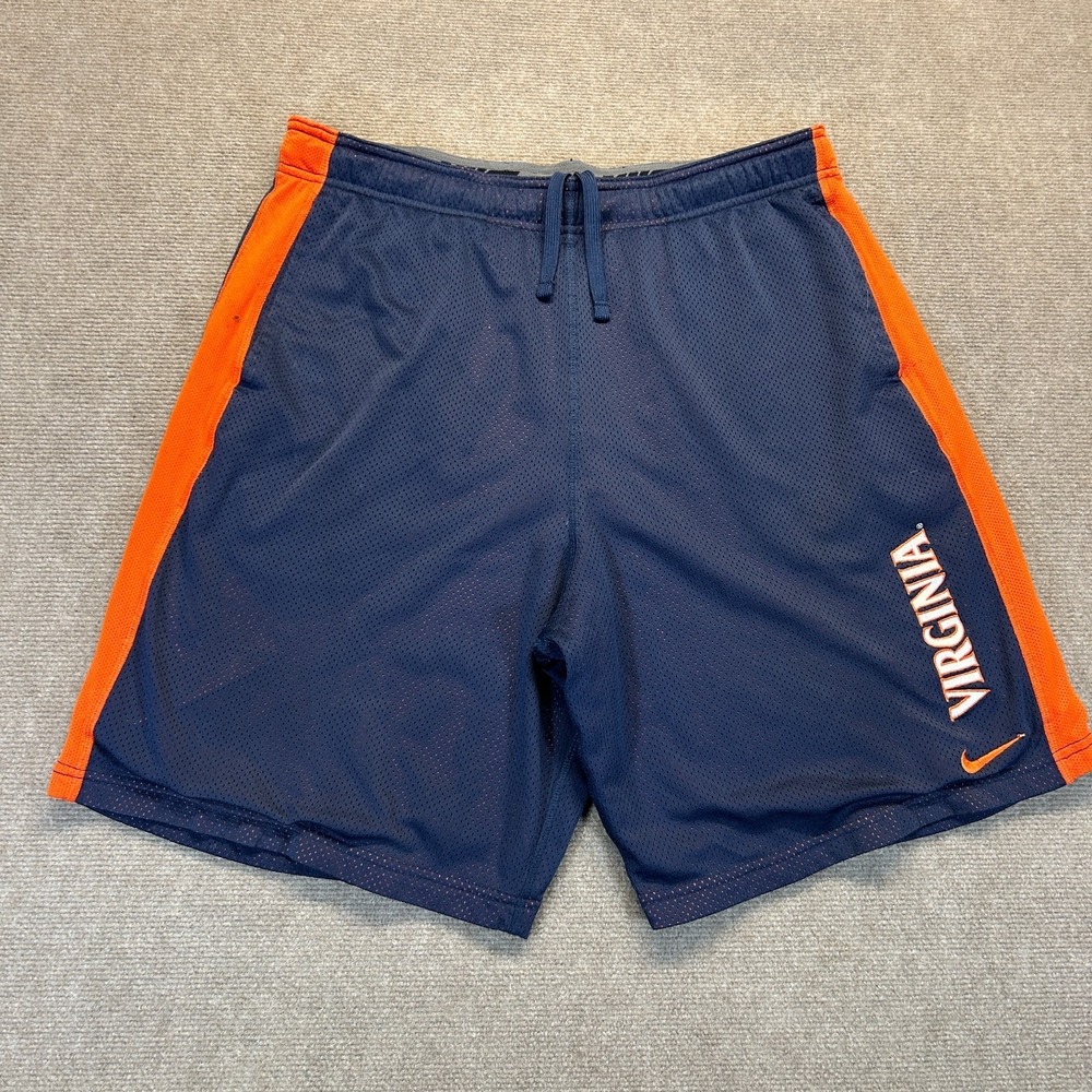 Virginia Cavaliers Athletic Shorts Men's Small Mesh Lined Nike Dri-Fit 9"